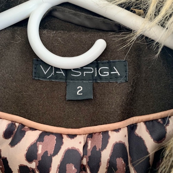 VIA SPIGA Wool Coat - Picture 5 of 8